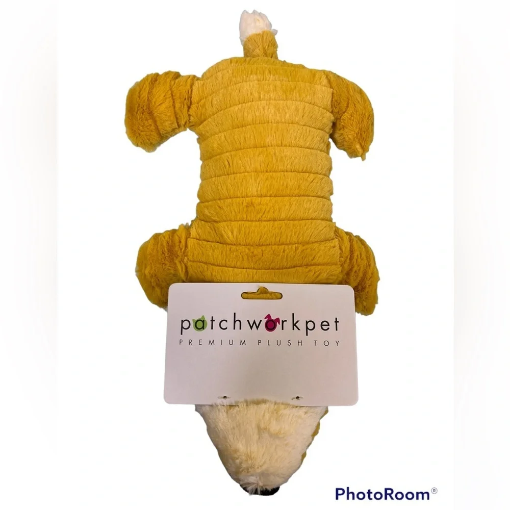 COPY - Patchwork Pet Swirl Moose 16 in Squeak Toy For Dogs